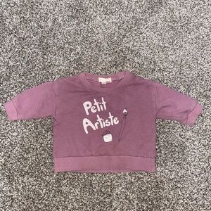 Petit Artiste Purple Kids Sweatshirt